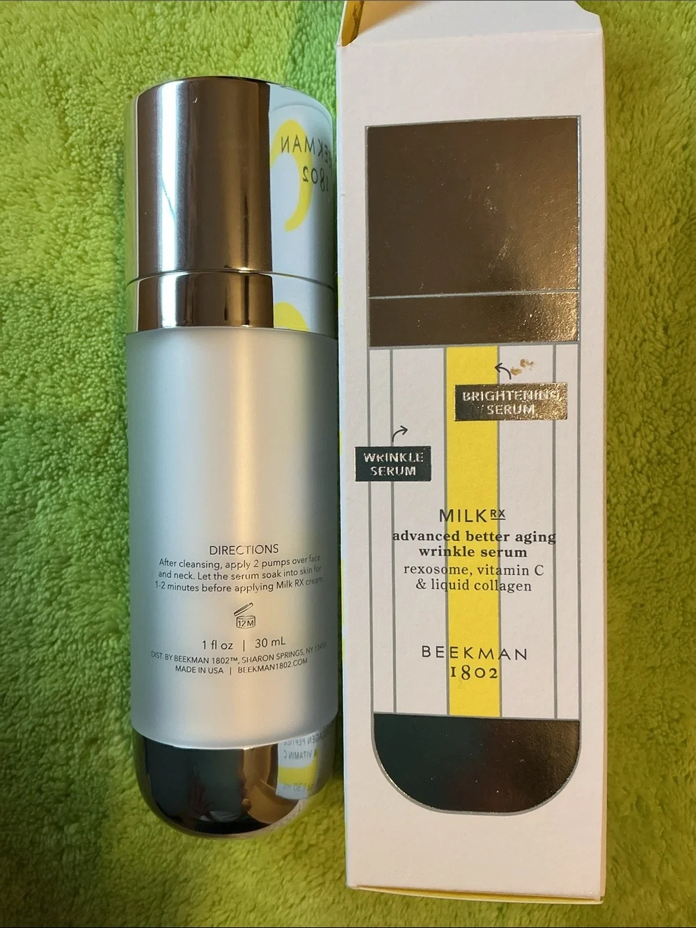 BEEKMAN 1802 Milk  RX BETTER AGING SERUM